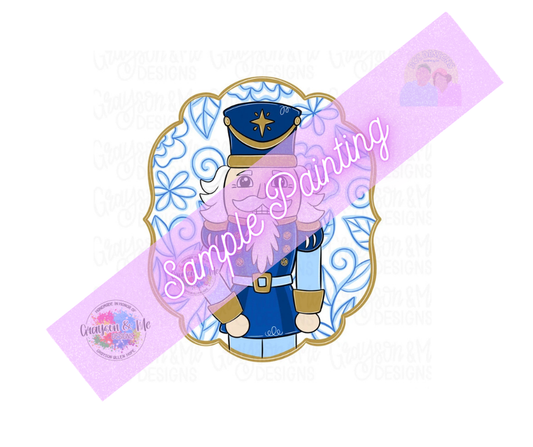 Nutcracker Plaque - Laser Ready SVG