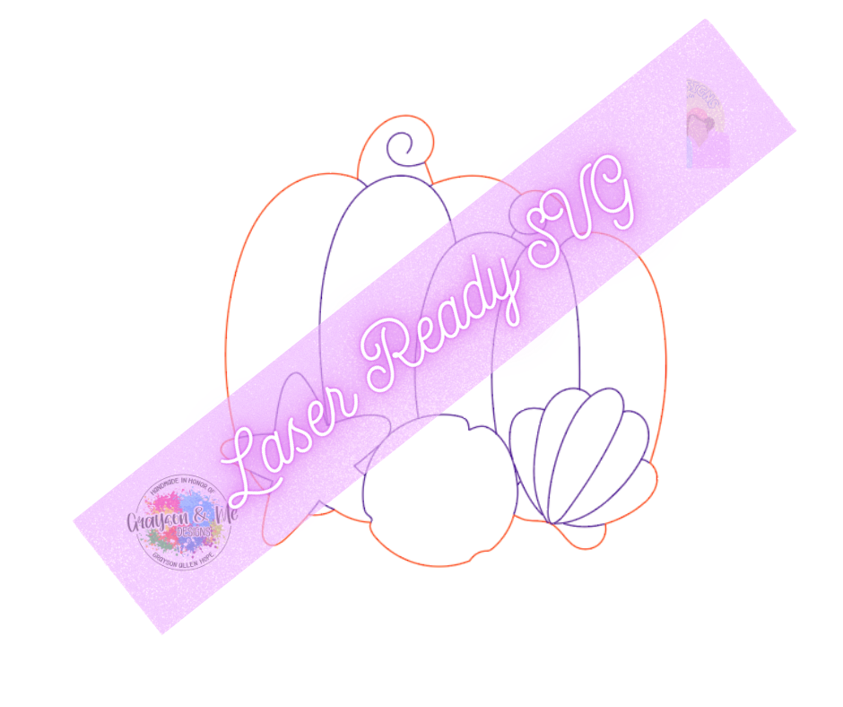 Coastal Pumpkins - Laser Ready SVG