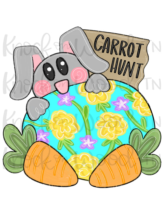 Carrot Hunt Easter Bunny (KW161)