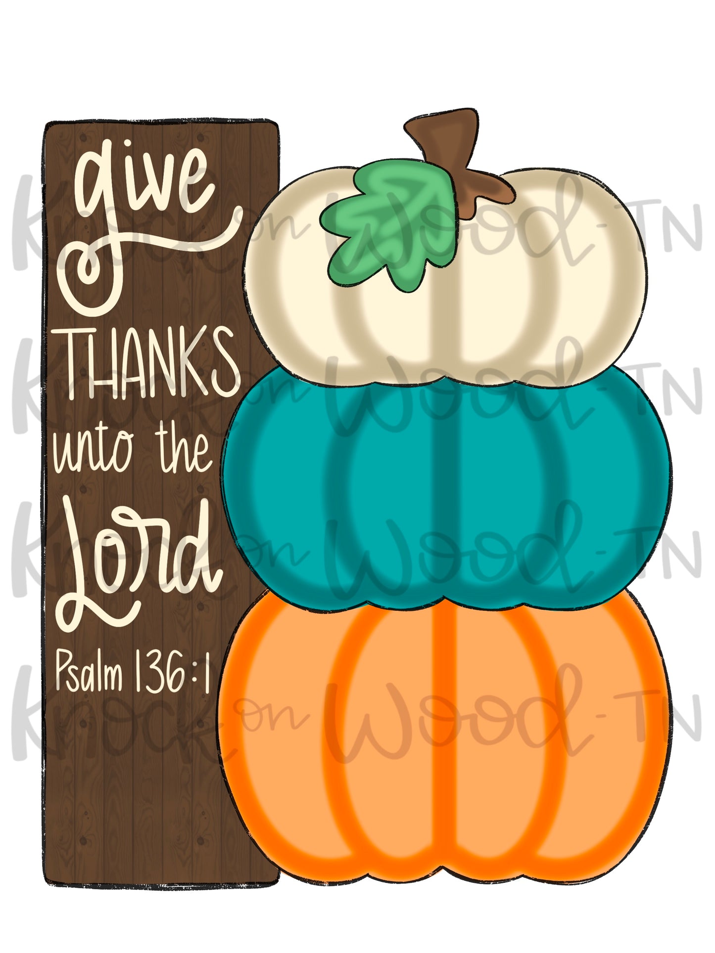 Give Thanks Pumpkin Stack (KW107)