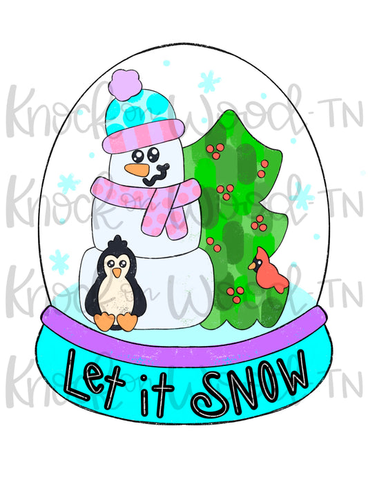 Let It Snow Globe (KW127)