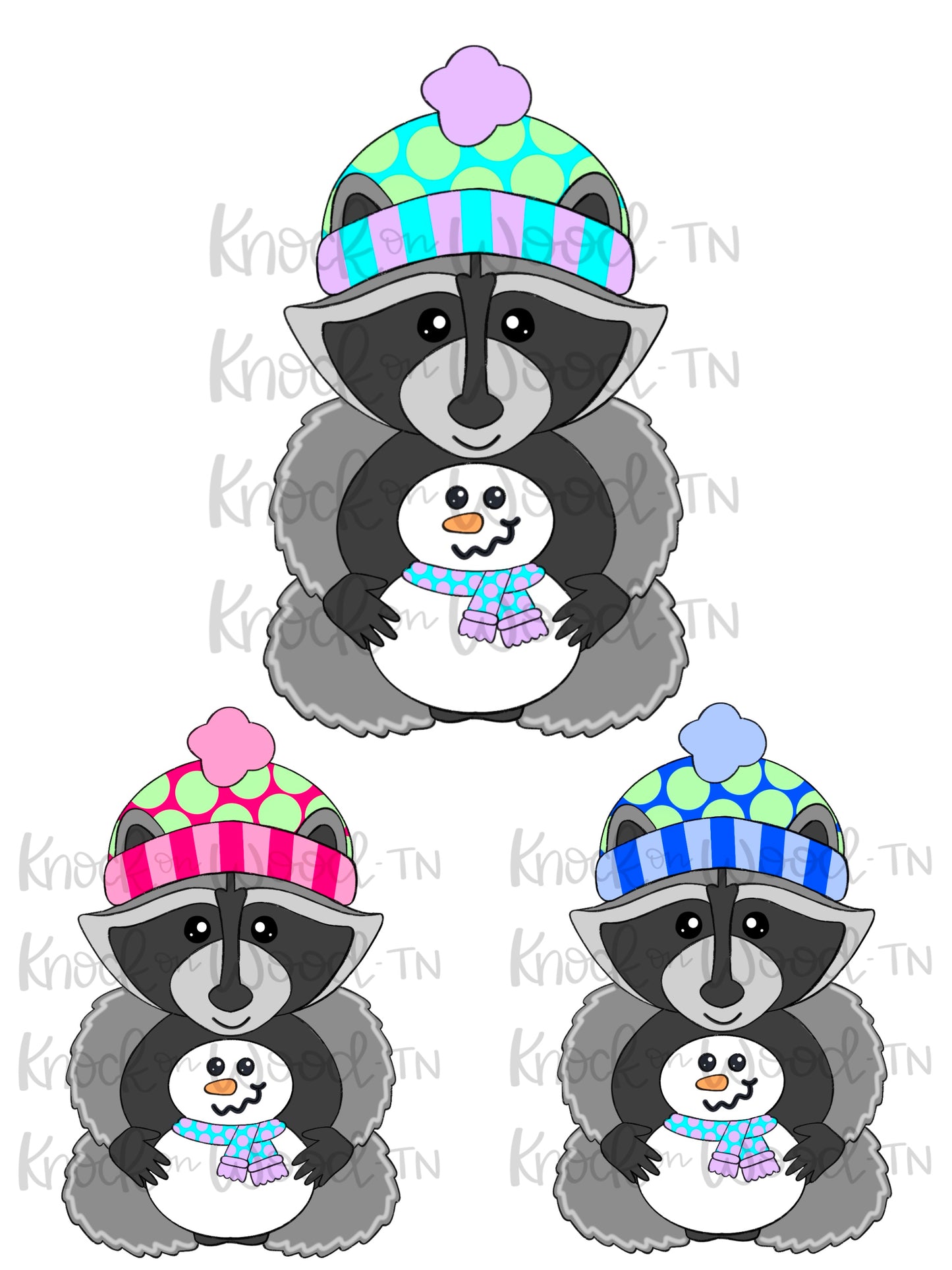 Winter Racoon (KW126)