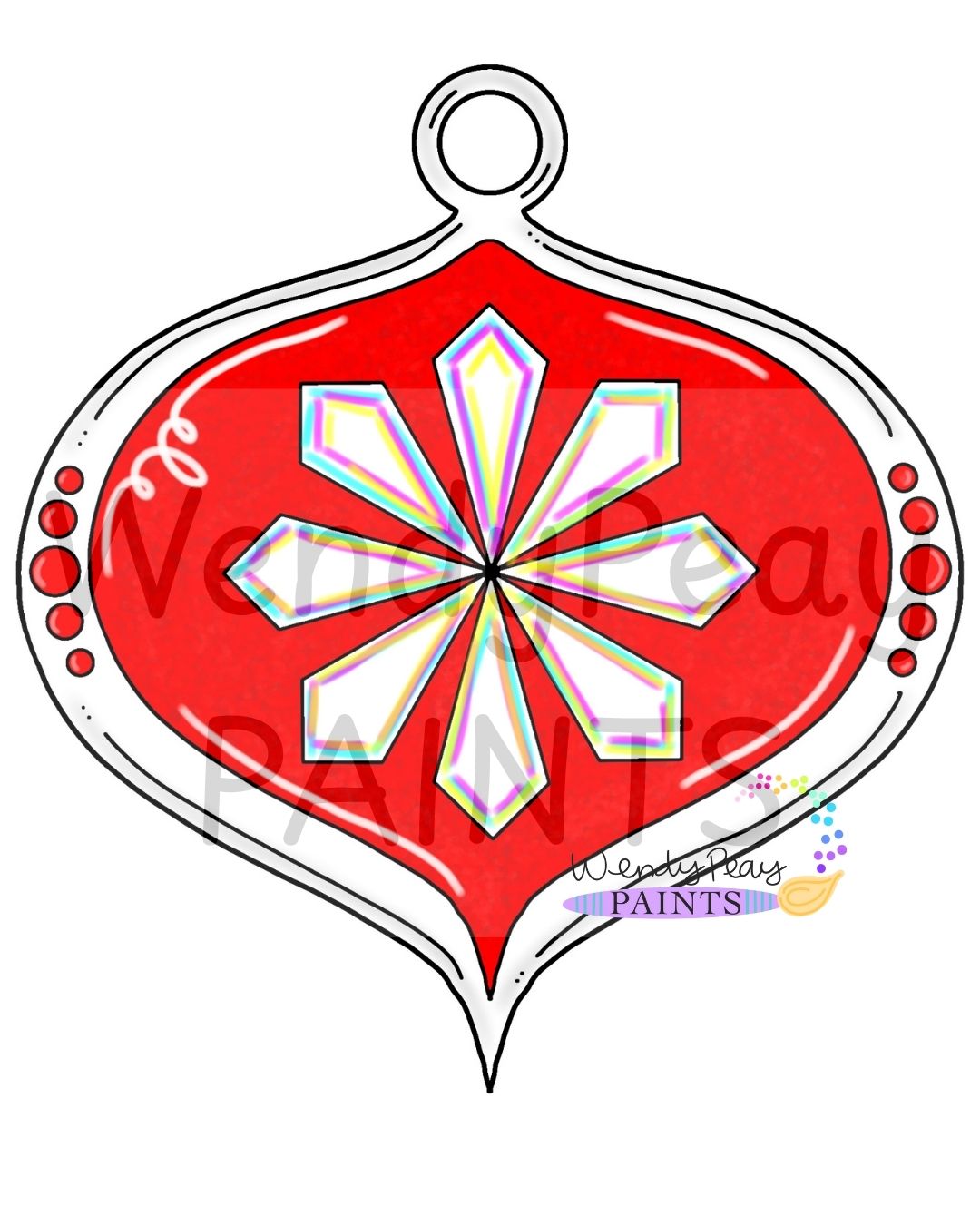 Crystal Snowflake Ornament (WP027-O)