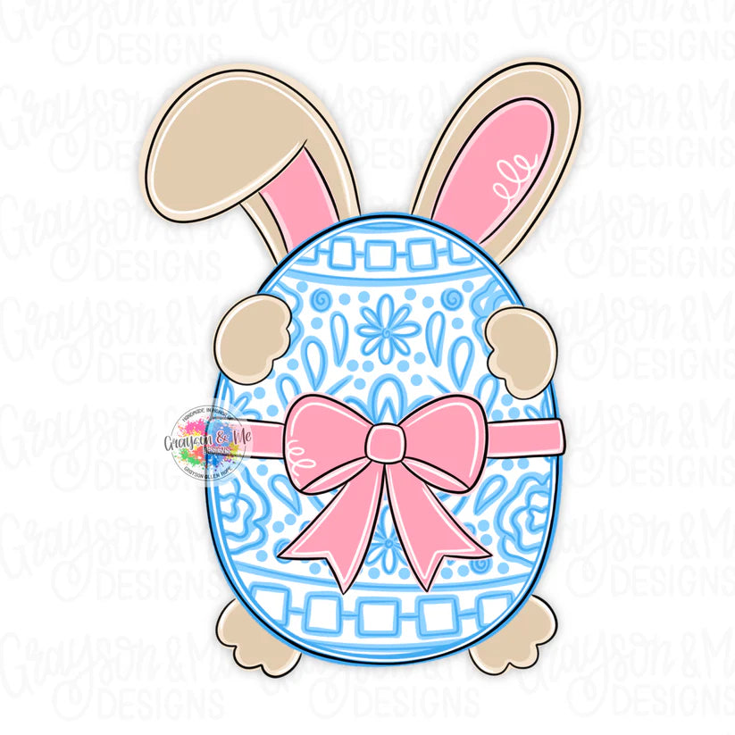 Bunny Chino Easter Egg - Laser Ready SVG