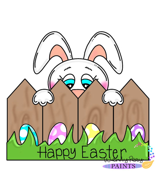 Peeking Easter Bunny (WP062)