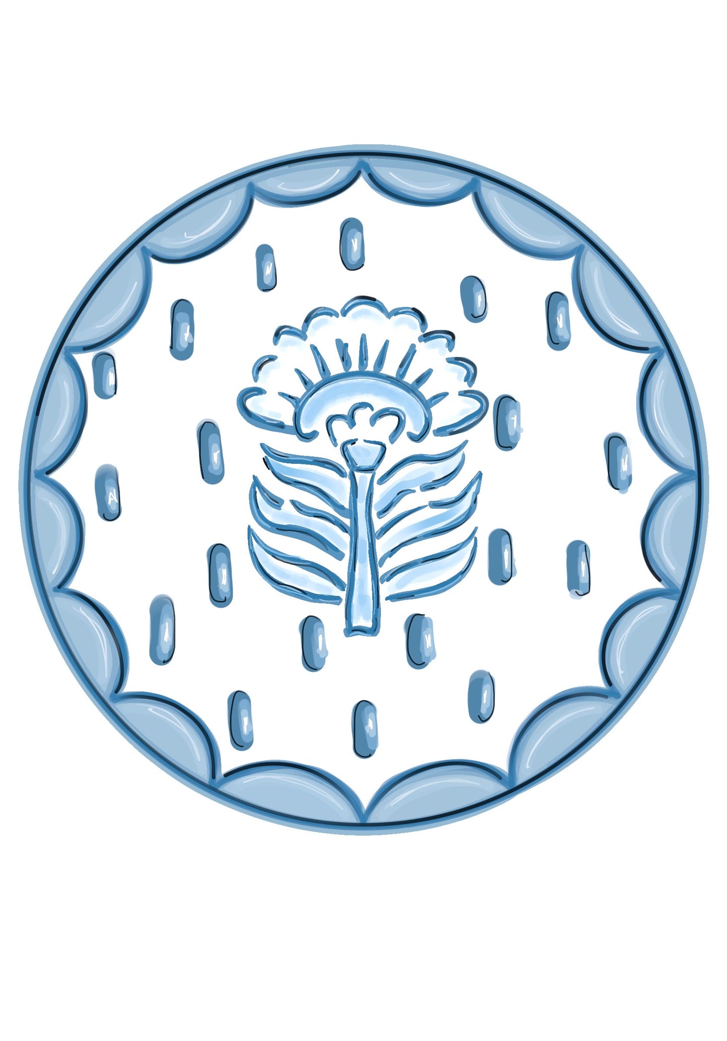 Flower Round (RA017)