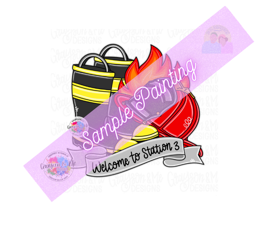 Fire Station SVG - Laser Ready SVG