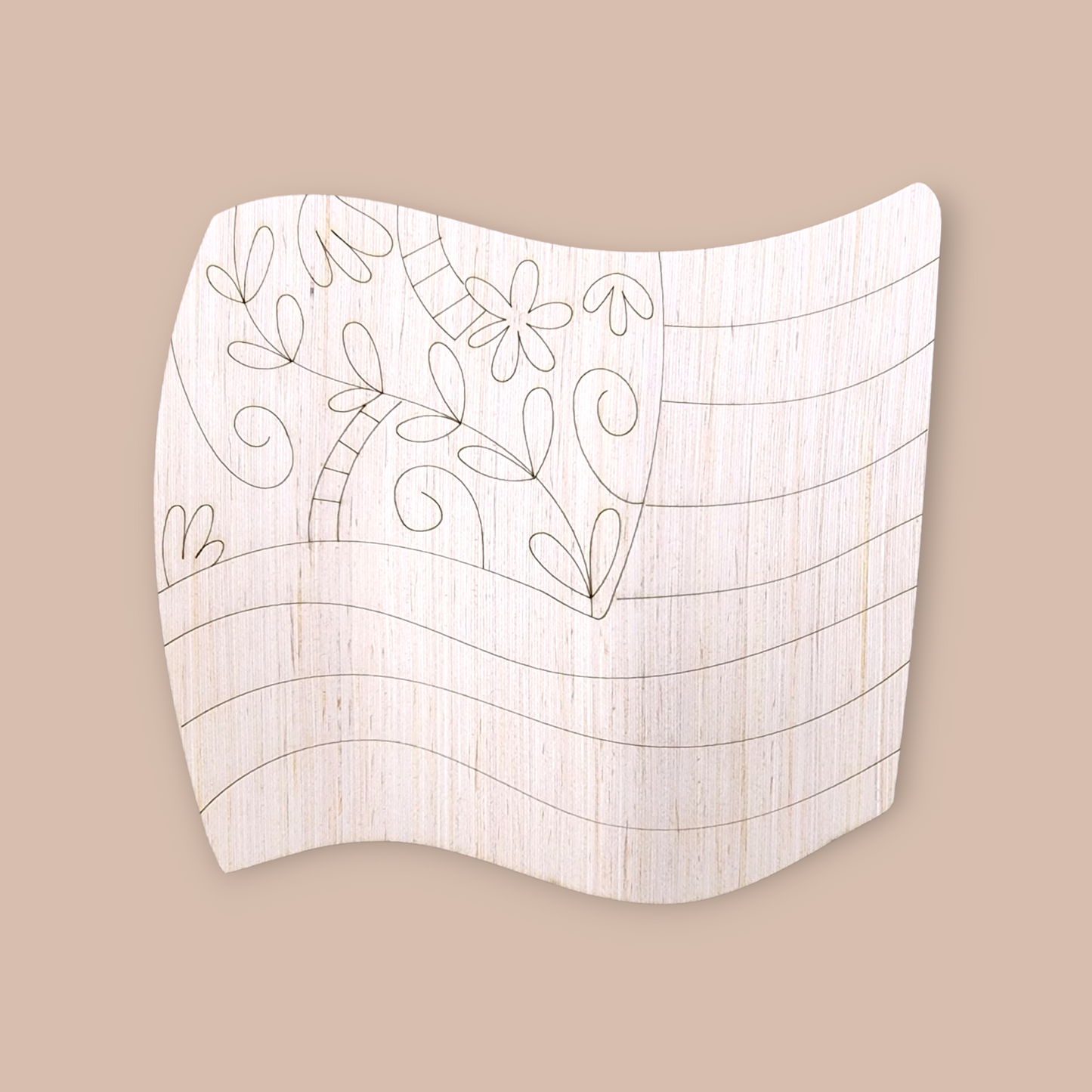 Bunny Wood Cutout Blank | Unfinished DIY Spring Craft