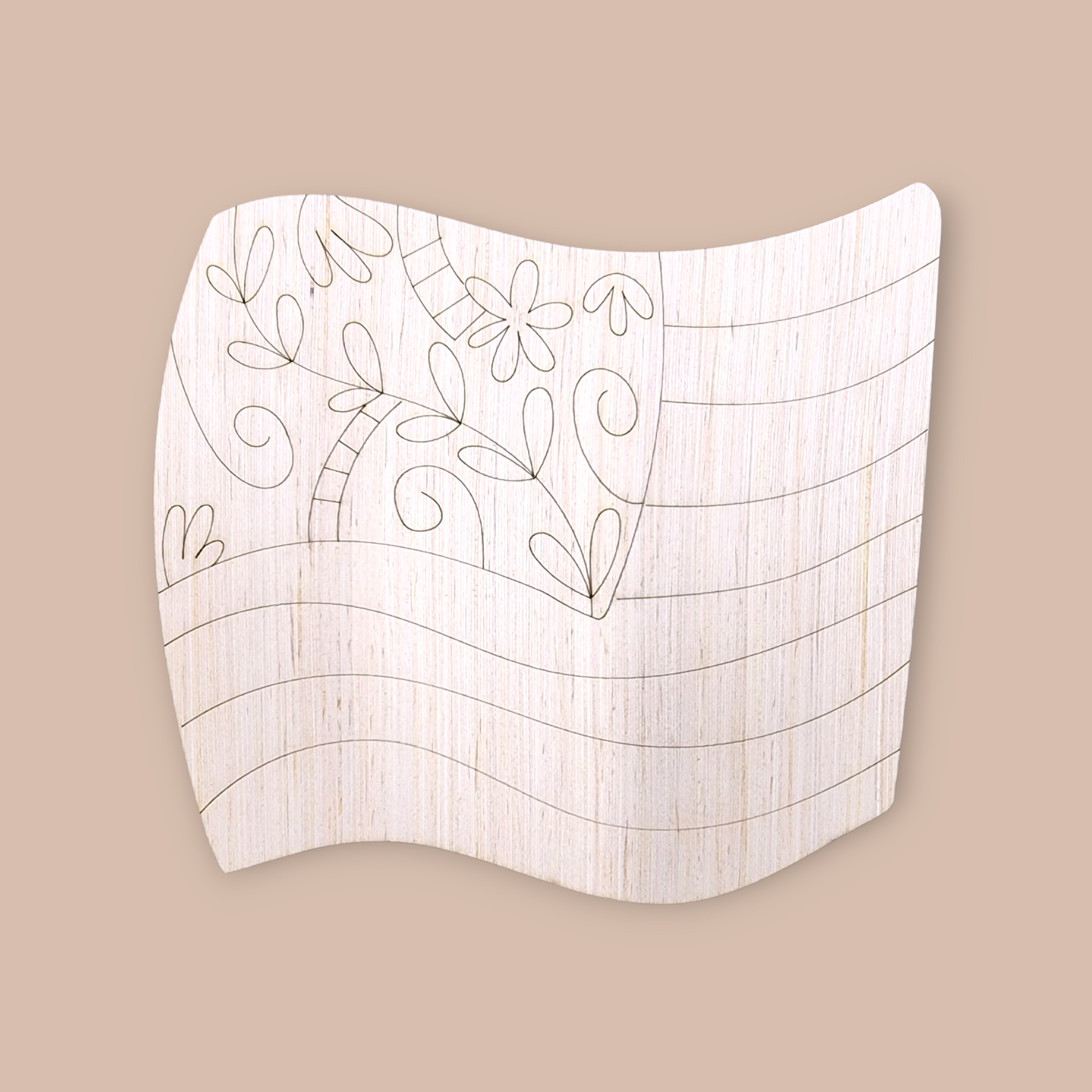 Bunny Wood Cutout Blank | Unfinished DIY Spring Craft
