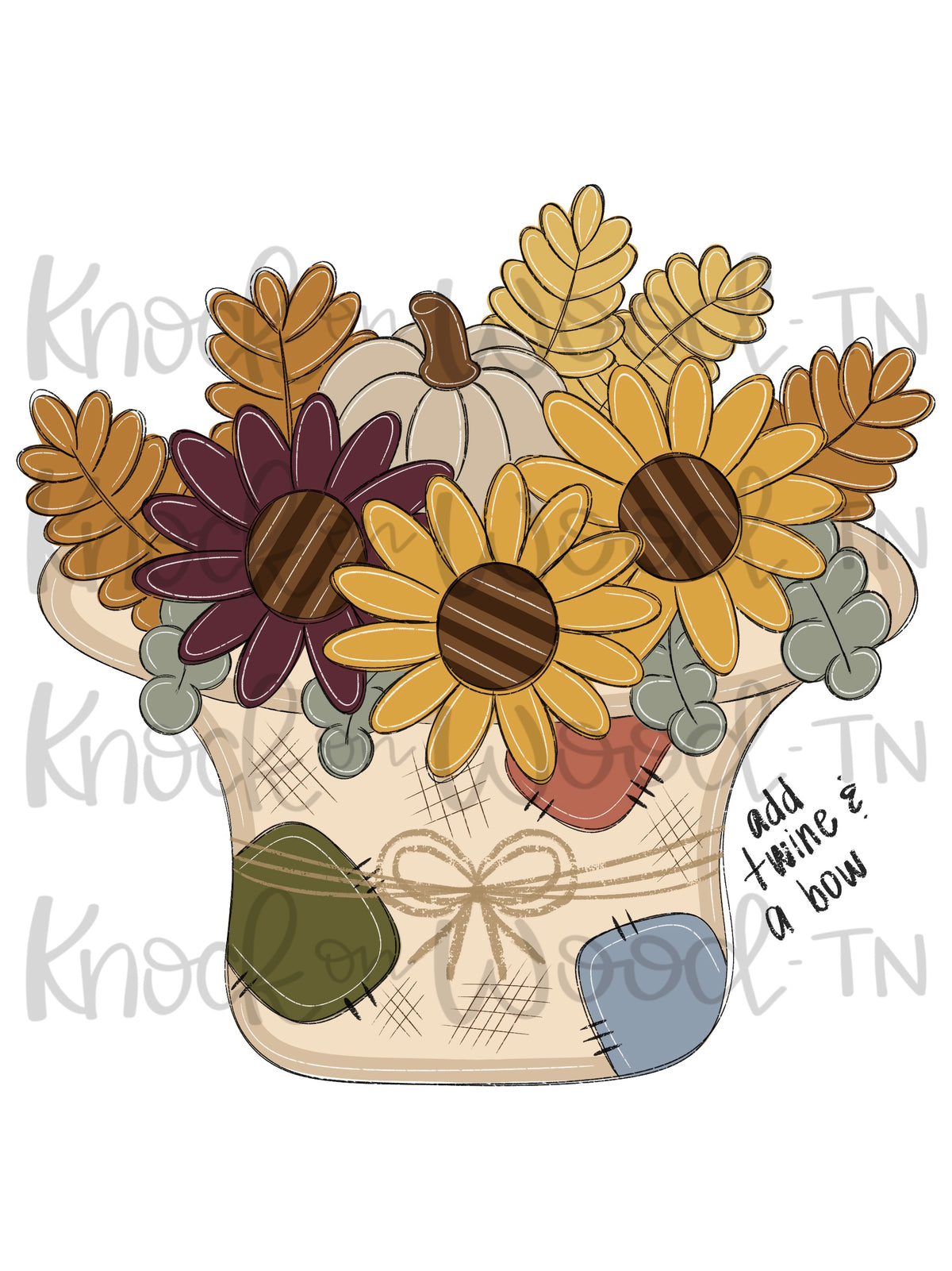 Floral Scarecrow Hat (KW198)