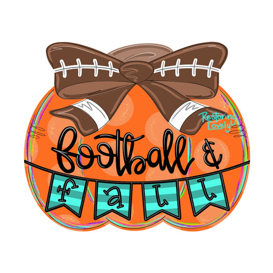 Football & Fall Pumpkin (RL021)
