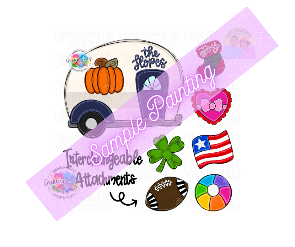 Interchangeable Camper - Laser Ready SVG