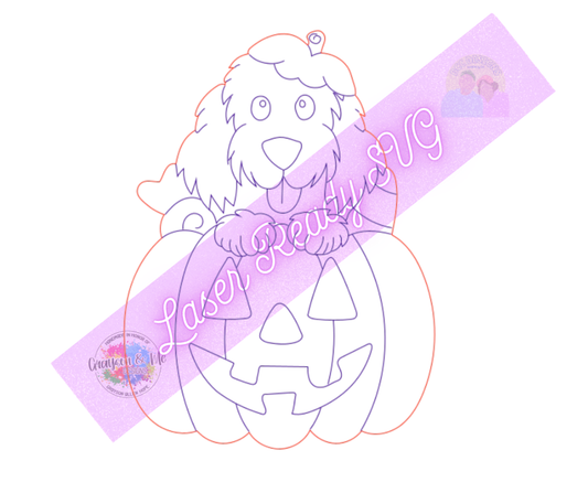 Doodle Pumpkin - Laser Ready SVG