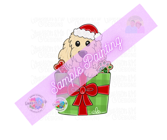Doodle Christmas Gift - Laser Ready SVG