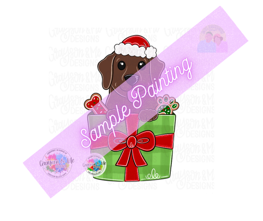 Lab Christmas Gift - Laser Ready SVG
