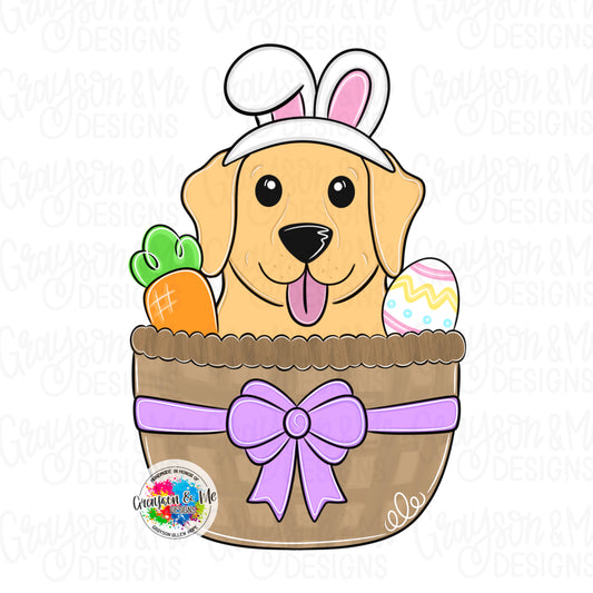 Lab Easter Basket (GM107)