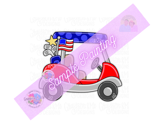 Golf Cart - Laser Ready SVG
