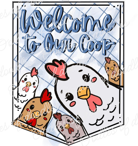 3D Welcome To Our Coop (HA003-3D)