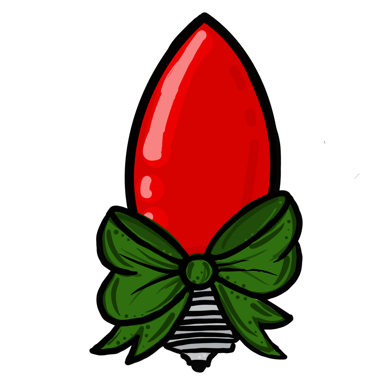 Christmas Light Bulb (HA014)