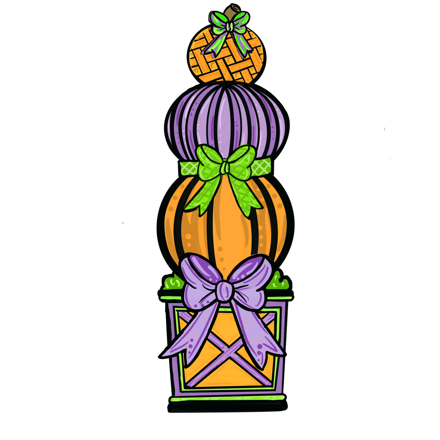 Pumpkin Topiary (HA033)