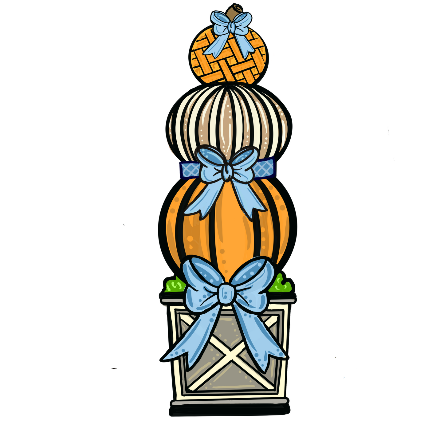 Pumpkin Topiary (HA033)