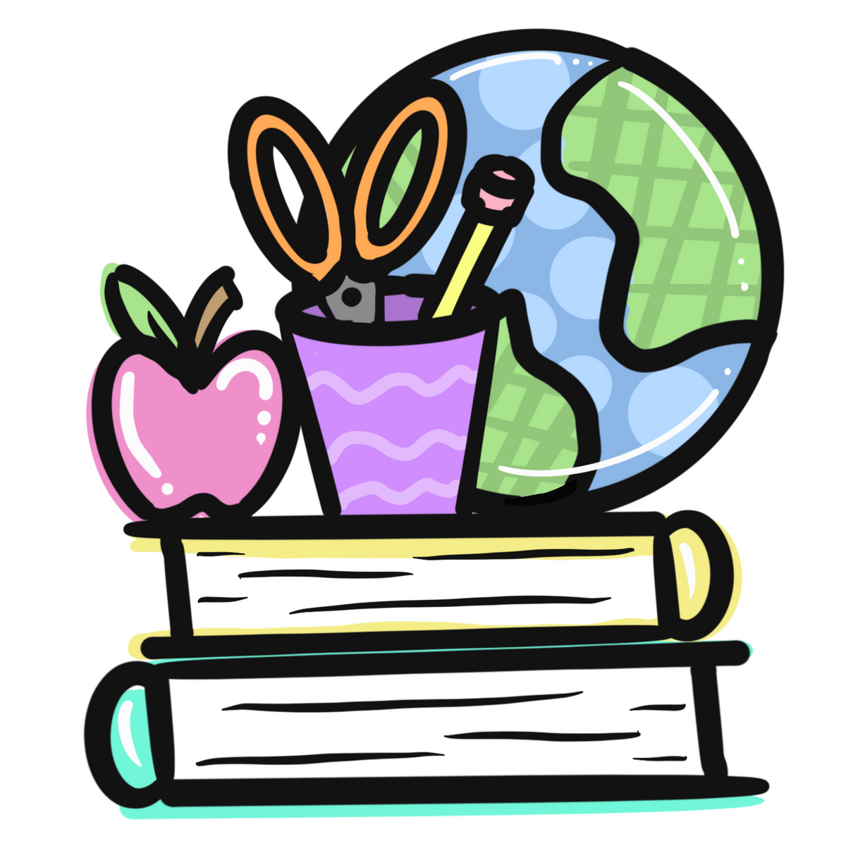 School Book Stack (HA035)