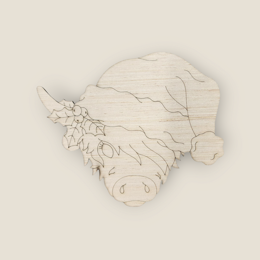 Highland Cow Christmas (PC027O)