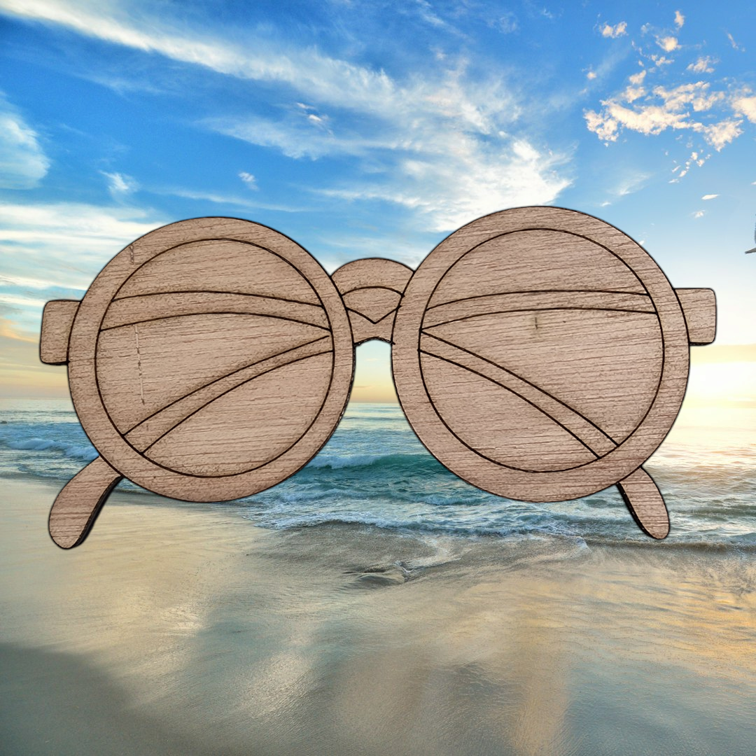 Hang It Up Co - Sunglasses Hanger Blank - Blank Door Hanger Cutout -  Door Hanger Blank - Summer Door Hanger Blank 