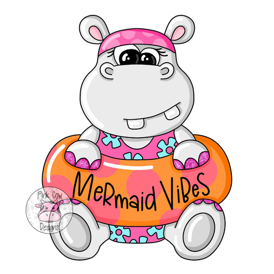 Hippo Mermaid Vibes (PC219)