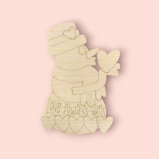 Kissing Snowman (KW130)