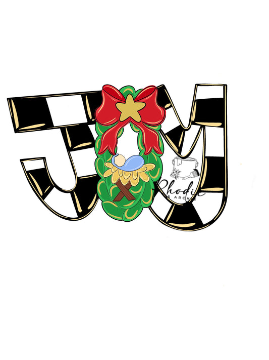 Joy Manger Ornament (RA135O)