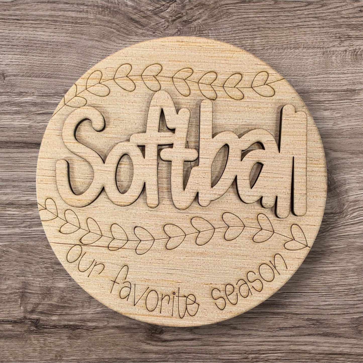 3D Softball Round (CK020-3D)