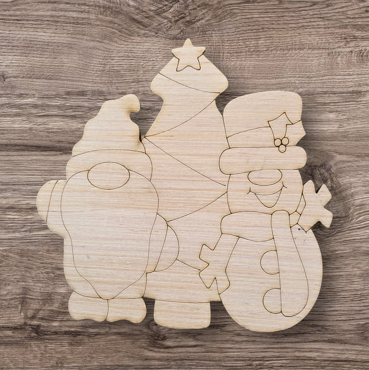 Santa/Tree/Snowman (CK086)