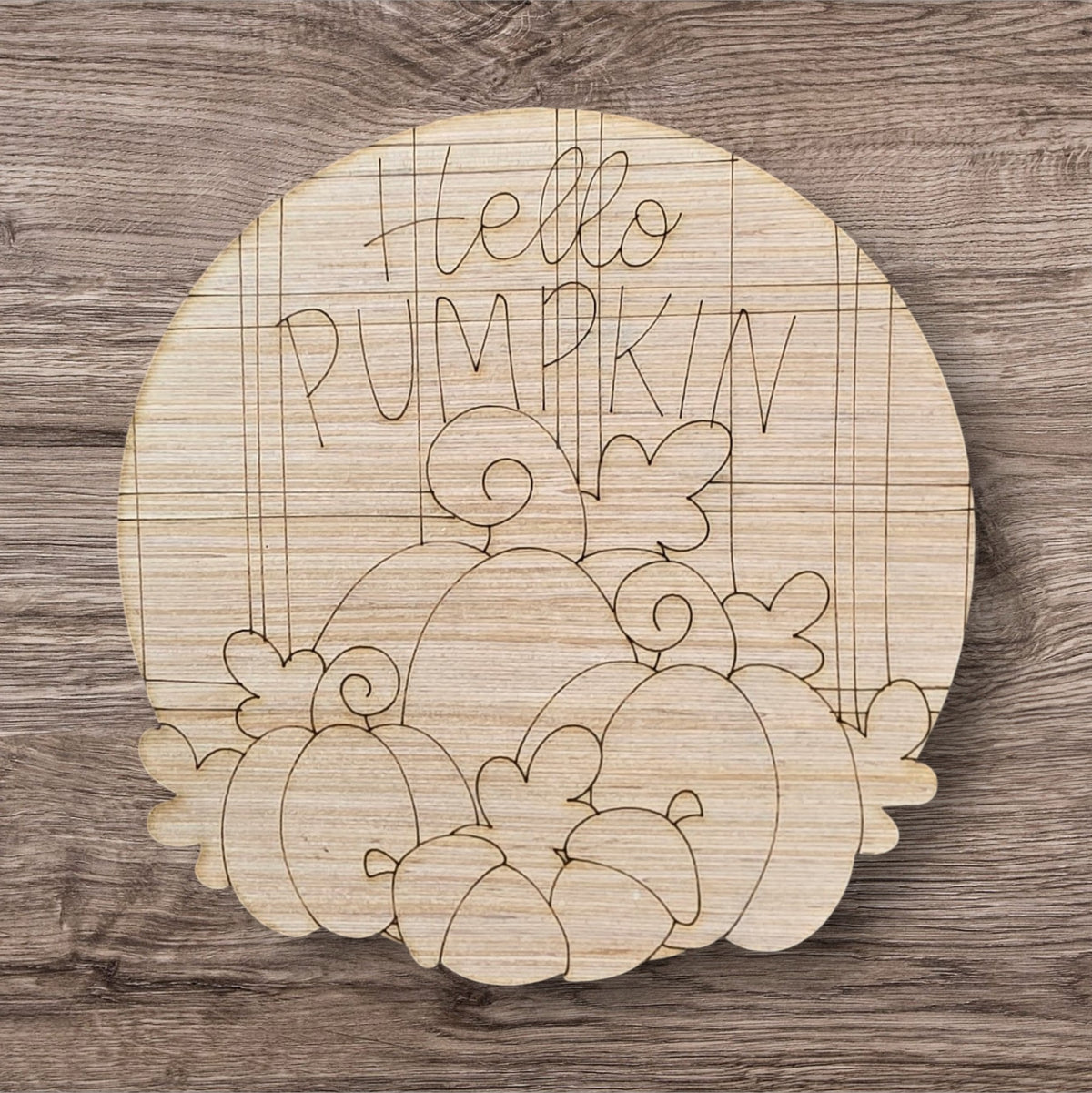 Hello Pumpkin Round (PP132)