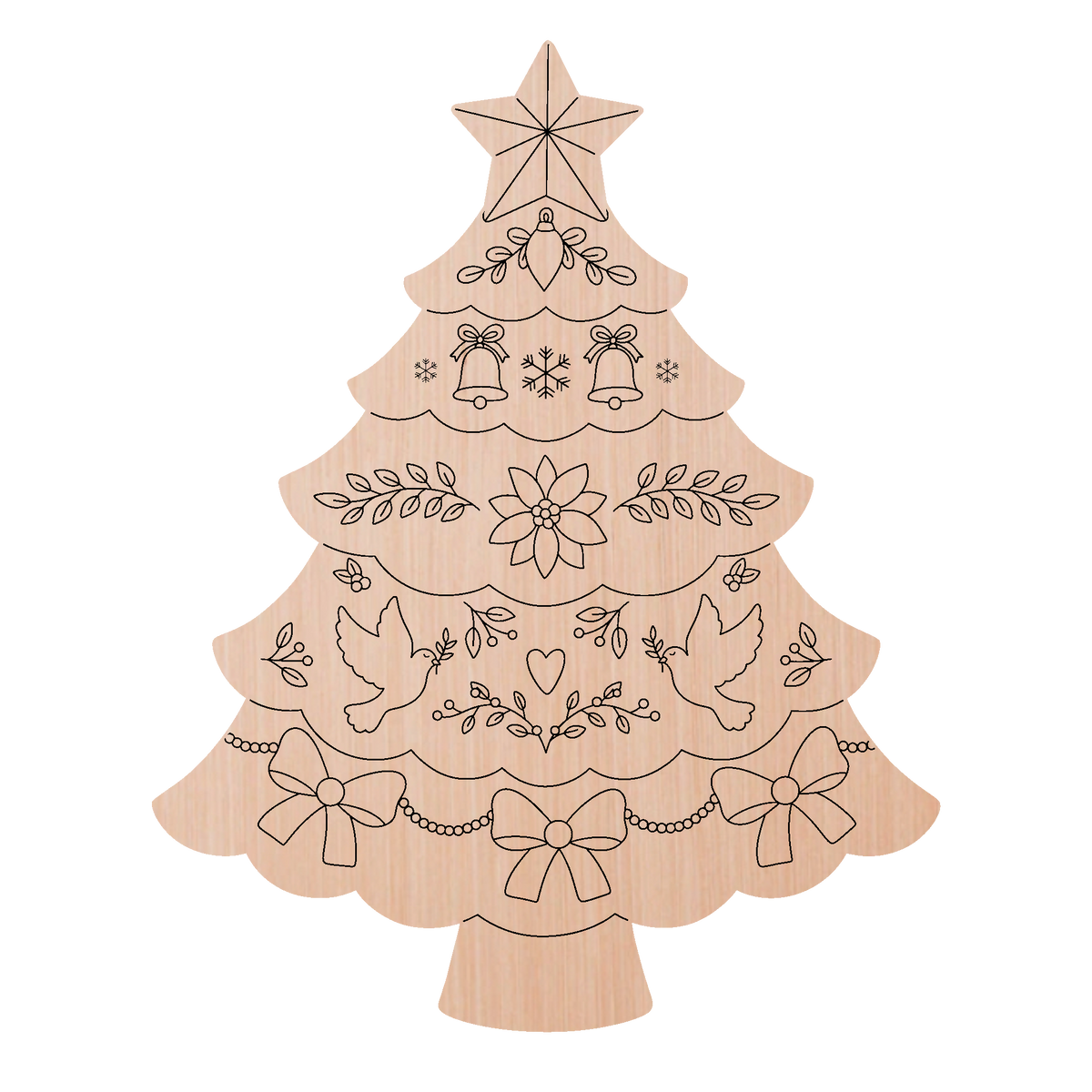 Vintage Christmas Tree (GM146)