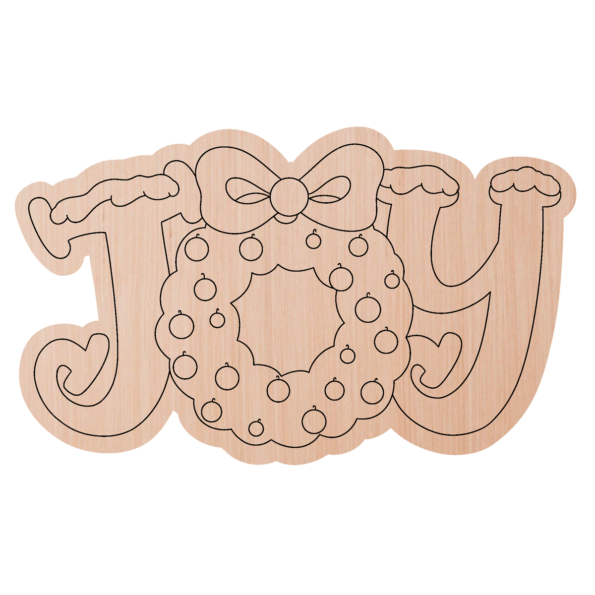 Joy Wreath Ornament (GM143-O)