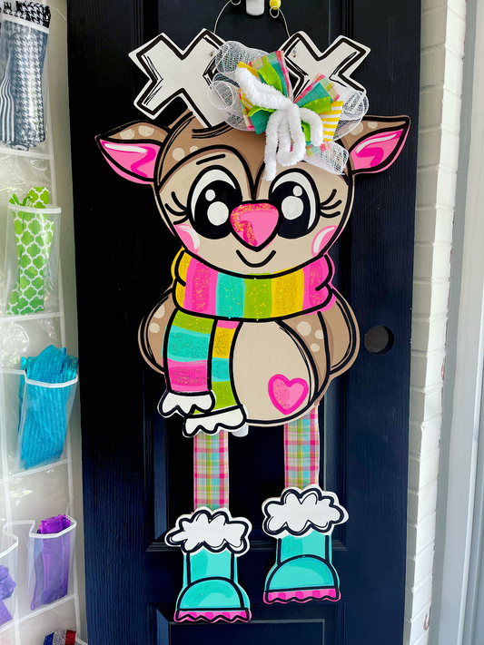 Ribbon Leg Reindeer (MJ044O)