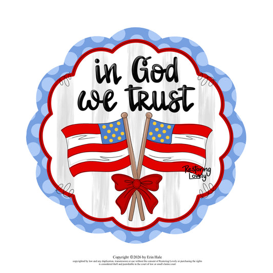 3D In God We Trust (RL199-3D)