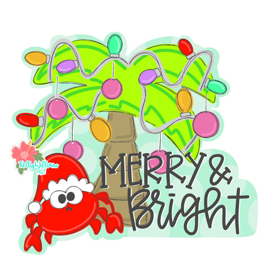 3D Merry & Bright Crab (KA014-3D)