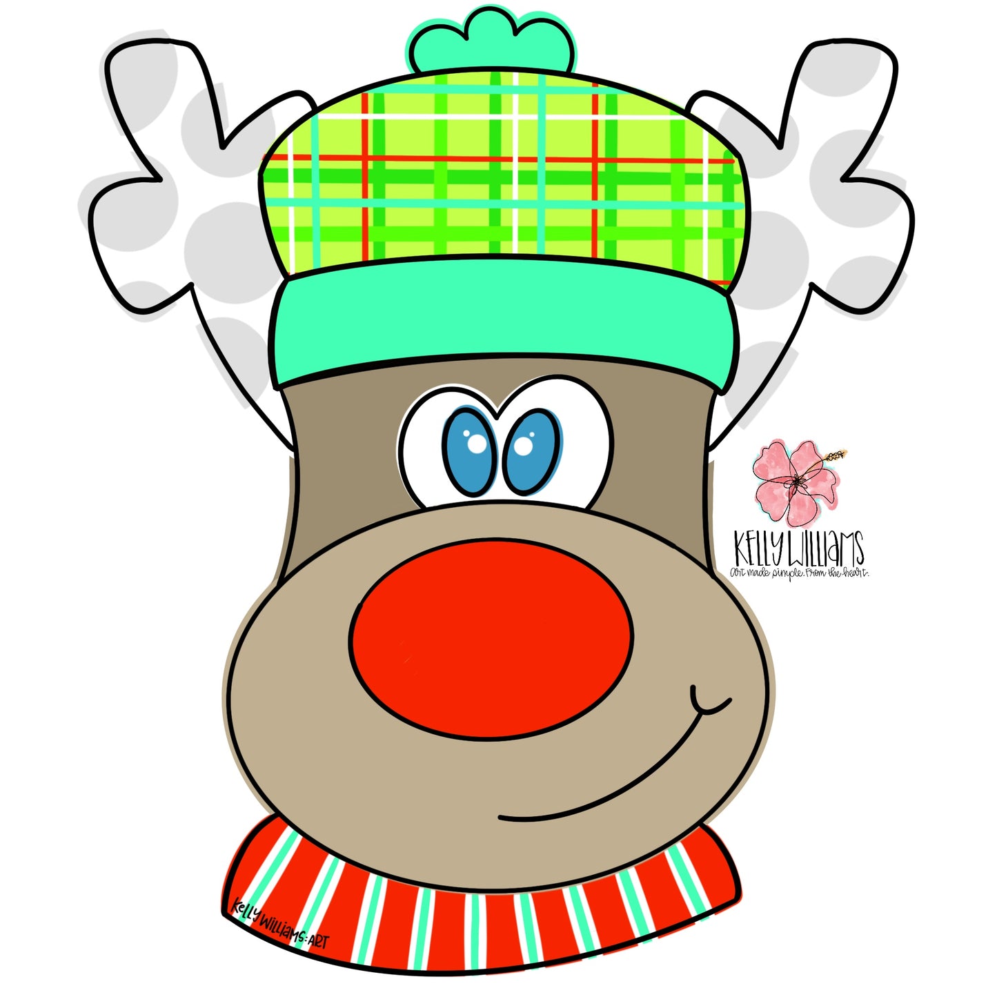 Reindeer Ornament (KA017-O)