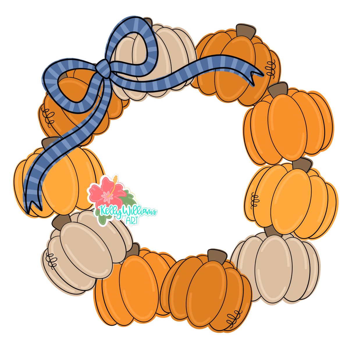 Pumpkin Wreath (KA108)