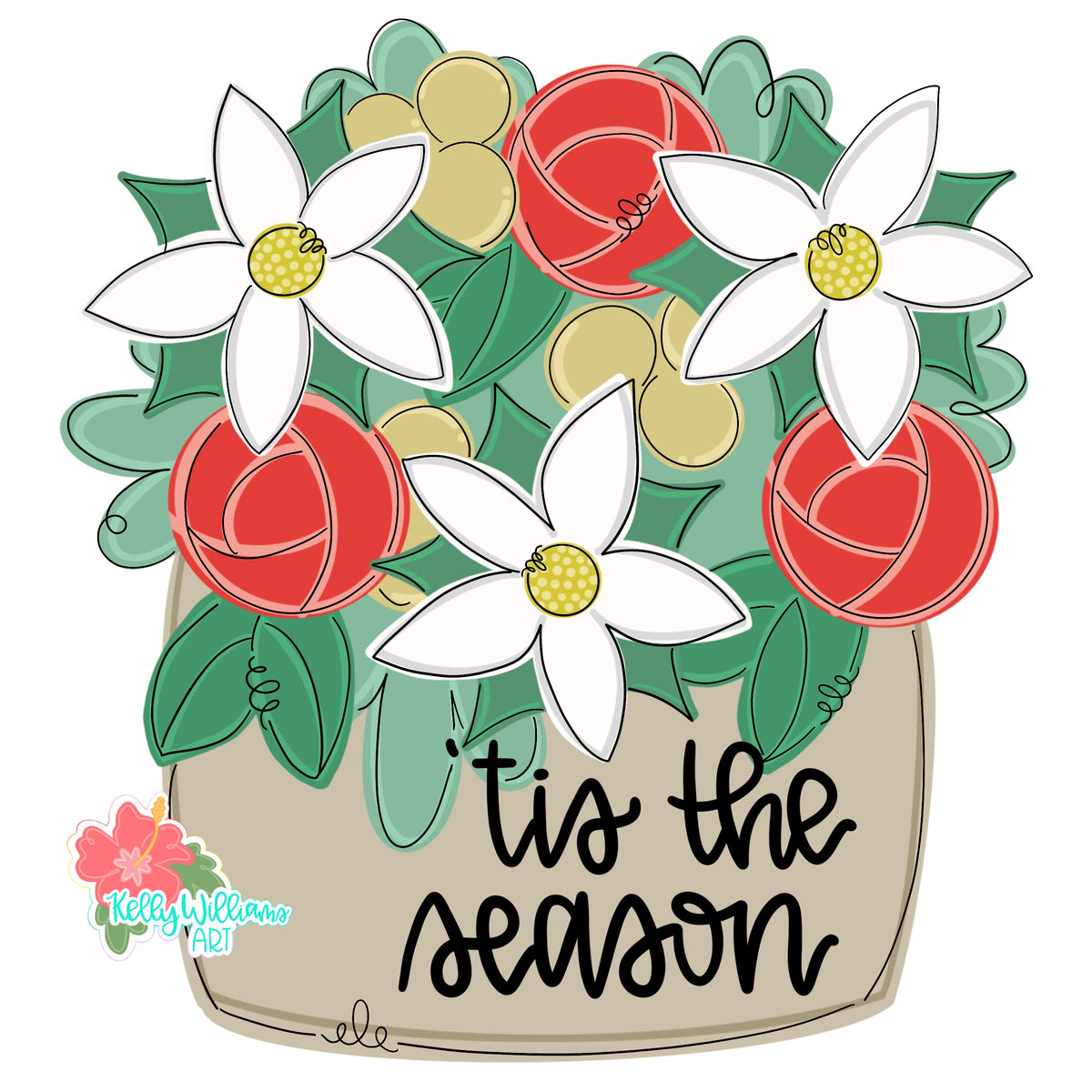 Tis The Season Flowers (KA110)