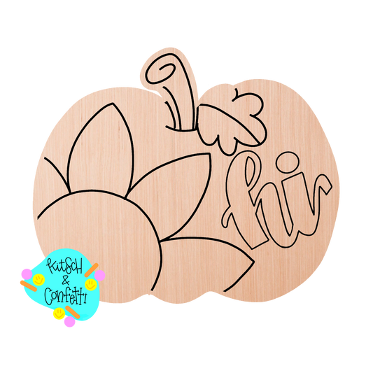 Pumpkin Sunflower Hi (KC003)