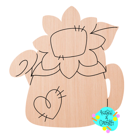 Watering Can Sunflower (KC005)