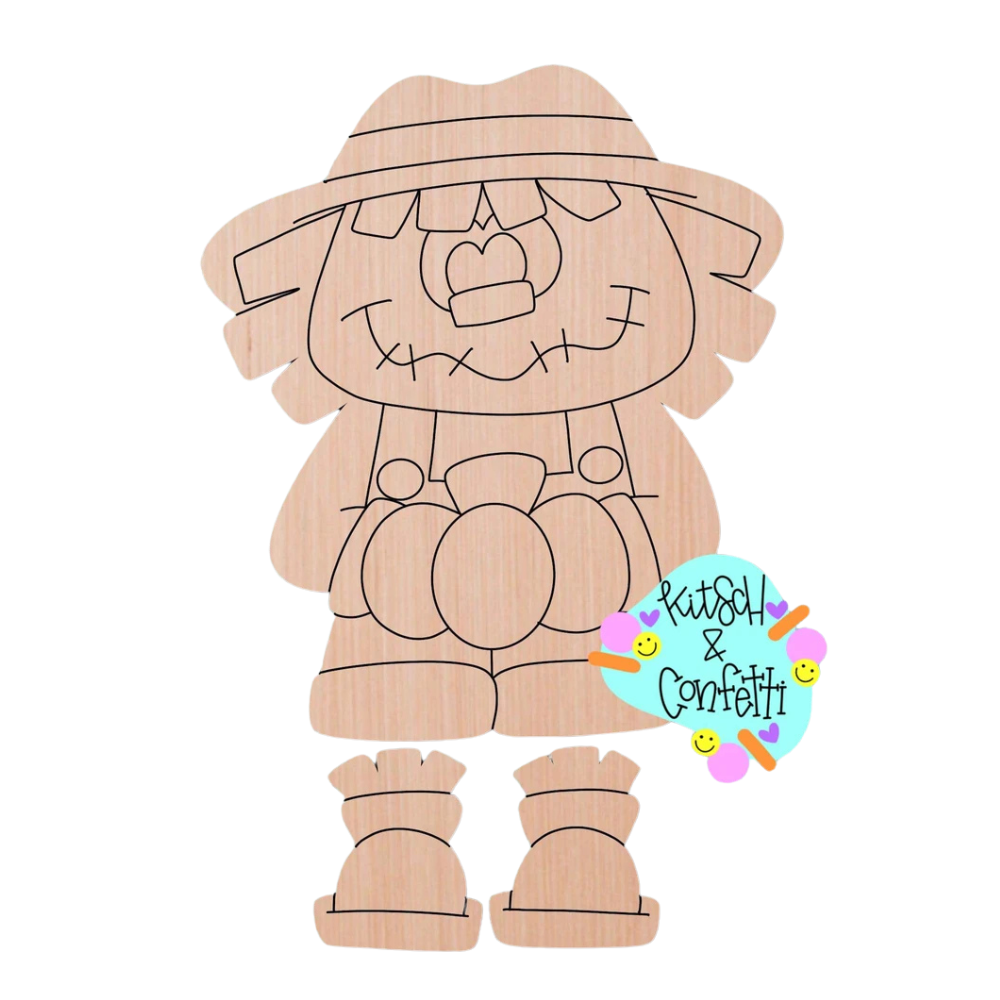 Ribbon Leg Scarecrow (KC006)