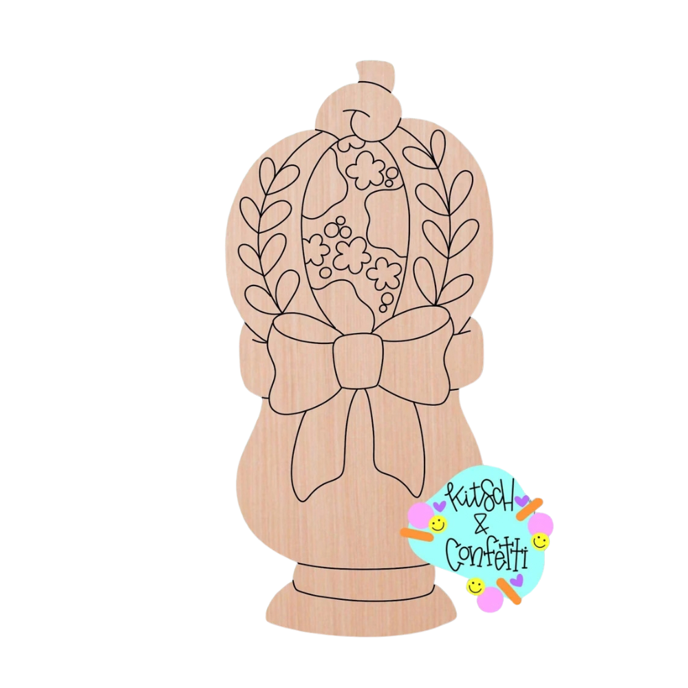 Chino Pumpkin In Vase (KC015)