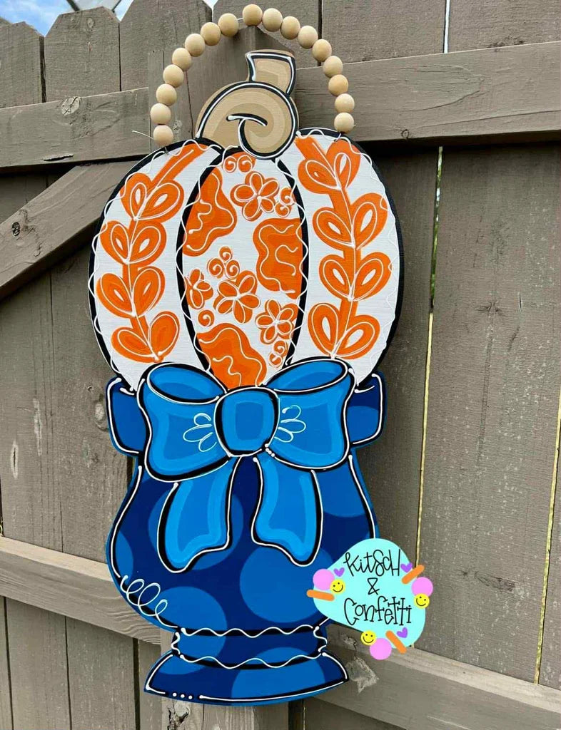 Chino Pumpkin In Vase (KC015)
