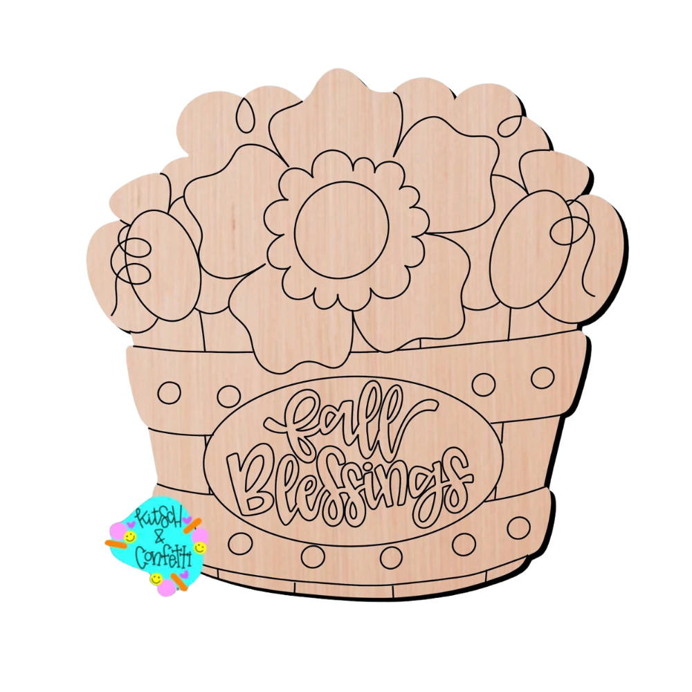 Fall Blessings Barrel (KC022)