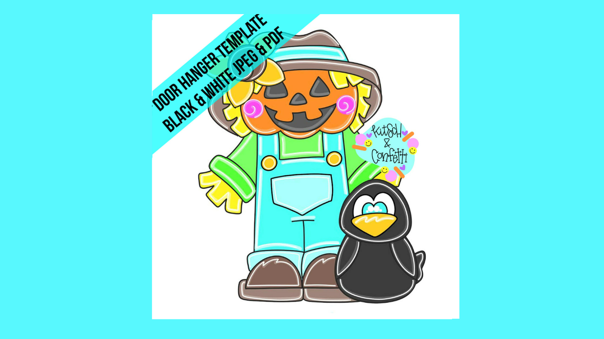 Jack O Lantern Scarecrow (KC045)