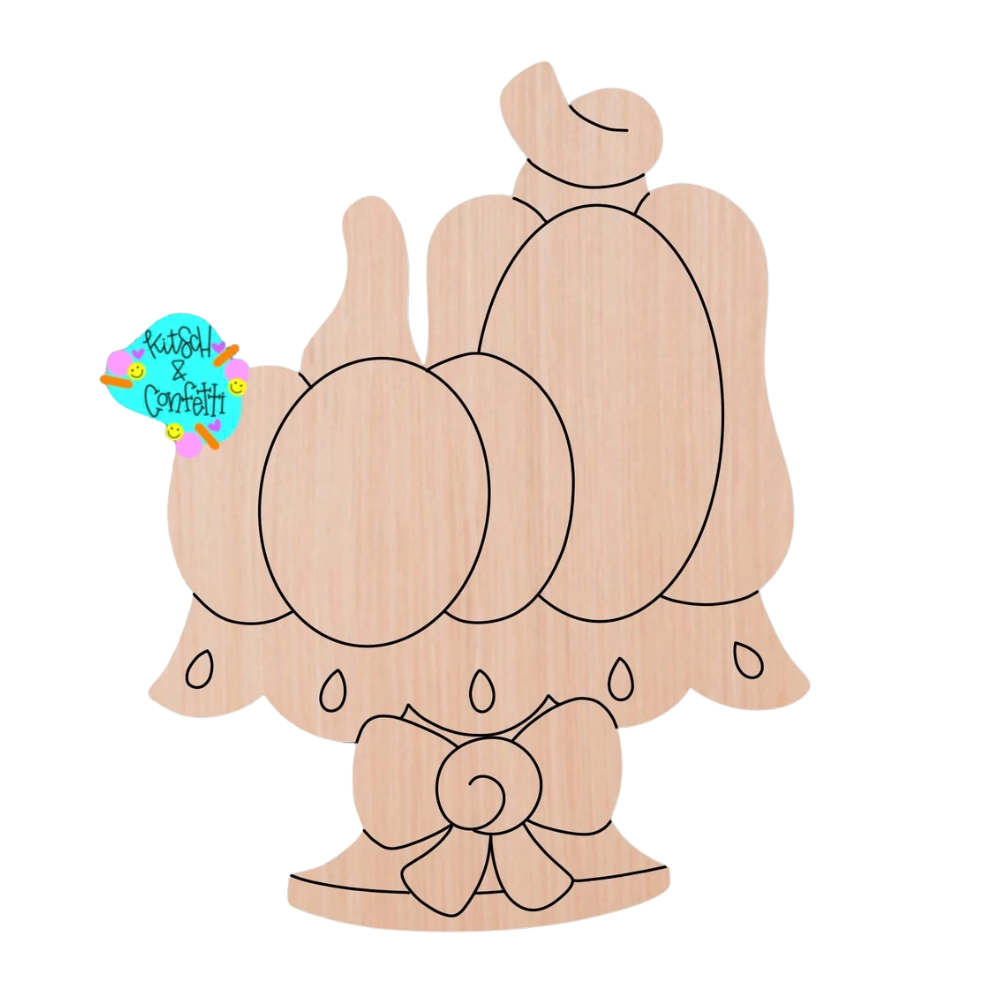Pumpkin Serving Stand (KC053)